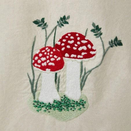 Kit De Bordado - Tote Bag Con Champiñones - DMC 4 Kit De Bordado - Tote Bag Con Champiñones - DMC - Imagen 2