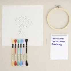Kit De Bordado Tradicional - Celebración Con Confeti - DMC 9 Kit De Bordado Tradicional - Celebración Con Confeti - DMC -Las Tijeras Magicas Tienda kit de bordado tradicional celebracion con confetti dmc 3