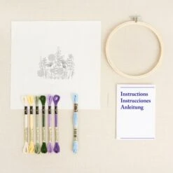 Kit De Bordado Tradicional - Flores Silvestres - DMC 9 Kit De Bordado Tradicional - Flores Silvestres - DMC -Las Tijeras Magicas Tienda kit de bordado tradicional flores silvestres dmc 3