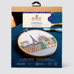 Kit De Bordado Tradicional - Monumentos Parisinos - DMC 9 Kit De Bordado Tradicional - Monumentos Parisinos - DMC -Las Tijeras Magicas Tienda kit de bordado tradicional monumentos parisinos dmc 3