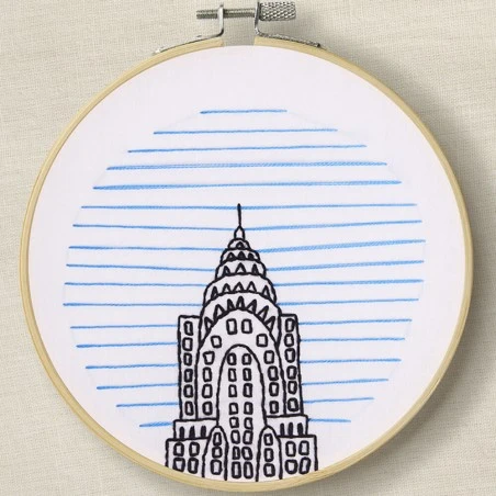 Kit De Bordado Tradicional - Rascacielos - DMC 3 Kit De Bordado Tradicional - Rascacielos - DMC