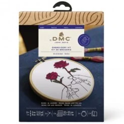 Kit De Bordado Tradicional - Rosas En Las Manos - DMC -Las Tijeras Magicas Tienda kit de bordado tradicional rosa en las manos dmc 2