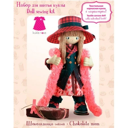 Kit De Costura Muñeca - Chocolate Mom 3 Kit De Costura Muñeca - Chocolate Mom
