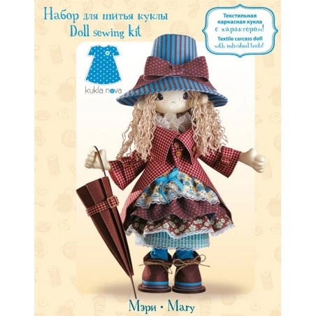 Kit De Costura Muñeca - Mary 3 Kit De Costura Muñeca - Mary