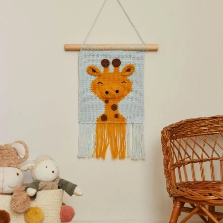 Kit De Crochet - Colgante Jirafa - DMC 3 Kit De Crochet - Colgante Jirafa - DMC