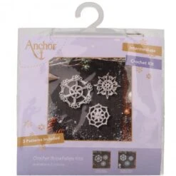 Kit De Crochet - Copos De Nieve - Anchor 8 Kit De Crochet - Copos De Nieve - Anchor -Las Tijeras Magicas Tienda kit de crochet copos de nieve anchor 2