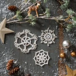Kit De Crochet - Copos De Nieve - Anchor