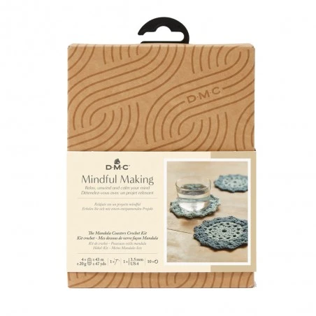 Kit De Crochet - Posavasos Estilo Mandala - DMC 8 Kit De Crochet - Posavasos Estilo Mandala - DMC - Imagen 6