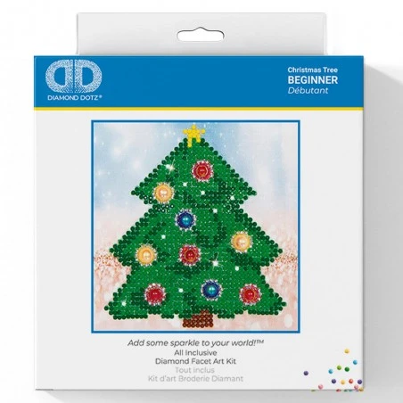 Kit De Diamond Painting - Árbol De Navidad - Diamond Dotz 4 Kit De Diamond Painting - Árbol De Navidad - Diamond Dotz - Imagen 2