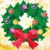 Kit De Diamond Painting - Corona De Navidad - Diamond Dotz -Las Tijeras Magicas Tienda kit de diamond painting corona de navidad diamond dotz