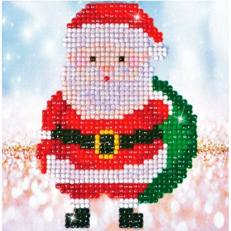Kit De Diamond Painting - Papá Noel - Diamond Dotz 3 Kit De Diamond Painting - Papá Noel - Diamond Dotz