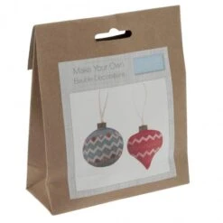 Kit De Fieltro - Bolas De Navidad -Las Tijeras Magicas Tienda kit de fieltro bolas de navidad 2