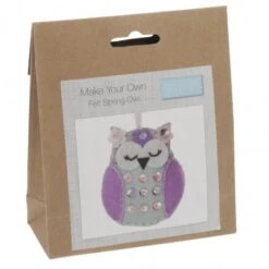 Kit De Fieltro - Búho 7 Kit De Fieltro - Búho -Las Tijeras Magicas Tienda kit de fieltro buho 2