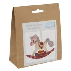 Kit De Fieltro - Caballito -Las Tijeras Magicas Tienda kit de fieltro caballito 2