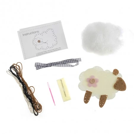 Kit De Fieltro - Oveja 4 Kit De Fieltro - Oveja - Imagen 2