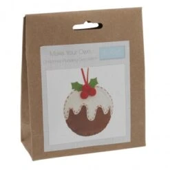 Kit De Fieltro - Pudin Navideño 7 Kit De Fieltro - Pudin Navideño -Las Tijeras Magicas Tienda kit de fieltro pudin navideno 2