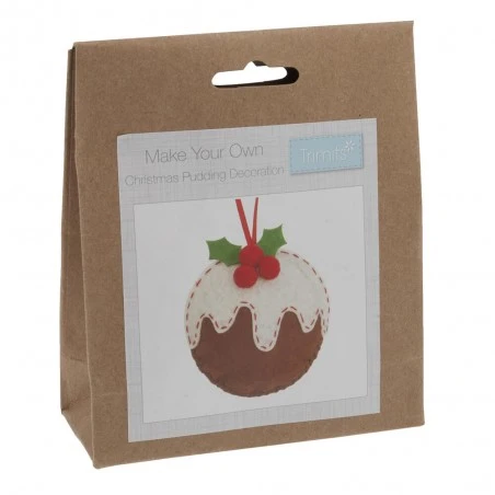 Kit De Fieltro - Pudin Navideño 5 Kit De Fieltro - Pudin Navideño - Imagen 3