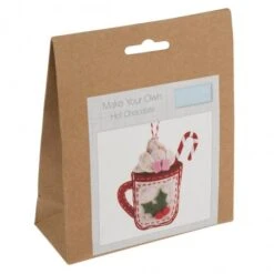 Kit De Fieltro - Taza De Chocolate -Las Tijeras Magicas Tienda kit de fieltro taza de chocolate 2