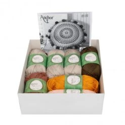 Kit De Ganchillo - Cojín Mandala - Anchor -Las Tijeras Magicas Tienda kit de ganchillo almohada mandala anchor 2