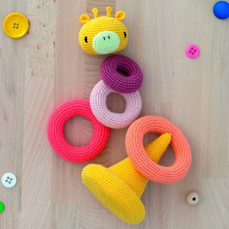 Kit De Ganchillo - Anillos Para Bebé - Anchor 4 Kit De Ganchillo - Anillos Para Bebé - Anchor - Imagen 2