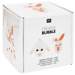 Kit De Ganchillo Bubble - Esponjas De Baño Conejo Y Oveja - Rico Design -Las Tijeras Magicas Tienda kit de ganchillo bubble esponjas de bano conejo y oveja rico design 2