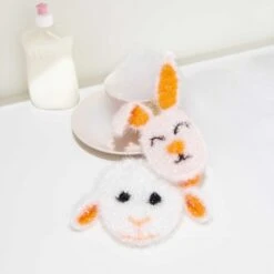 Kit De Ganchillo Bubble - Esponjas De Baño Conejo Y Oveja - Rico Design -Las Tijeras Magicas Tienda kit de ganchillo bubble esponjas de bano conejo y oveja rico design 3