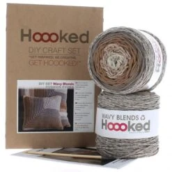 Kit De Ganchillo - Cojín Evora - Hoooked -Las Tijeras Magicas Tienda kit de ganchillo cojin evora hoooked 3