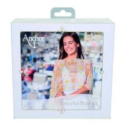 Kit De Ganchillo Colourful Stola - Anchor 7 Kit De Ganchillo Colourful Stola - Anchor -Las Tijeras Magicas Tienda kit de ganchillo colourful stola anchor 2