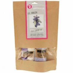 Kit De Ganchillo - Dragón Syl -Las Tijeras Magicas Tienda kit de ganchillo dragon syl 2