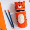Kit De Ganchillo Estuche Para Lápices - Tigre - Anchor -Las Tijeras Magicas Tienda kit de ganchillo estuche para lapices tigre anchor