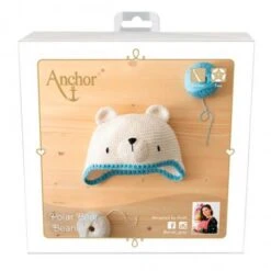 Kit De Ganchillo - Gorro Oso Polar - Anchor