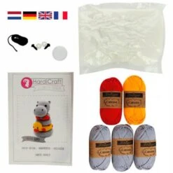 Kit De Ganchillo - Hipopótamo Helga -Las Tijeras Magicas Tienda kit de ganchillo hipopotamo helga 4