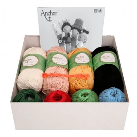 Kit De Ganchillo - Marionetas De Alicia En El País De Las Maravillas - Anchor 3 Kit De Ganchillo - Marionetas De Alicia En El País De Las Maravillas - Anchor