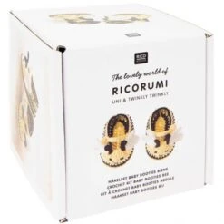 Kit De Ganchillo Ricorumi Baby Booties. Bee - Rico Design -Las Tijeras Magicas Tienda kit de ganchillo ricorumi baby booties bee rico design 2