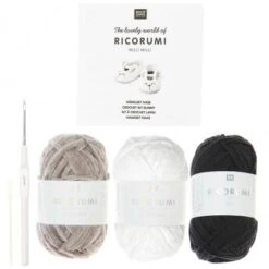 Kit De Ganchillo. Ricorumi Baby Booties - Bunny - Rico Design