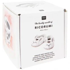 Kit De Ganchillo. Ricorumi Baby Booties - Bunny - Rico Design -Las Tijeras Magicas Tienda kit de ganchillo ricorumi baby booties bunny rico design 4