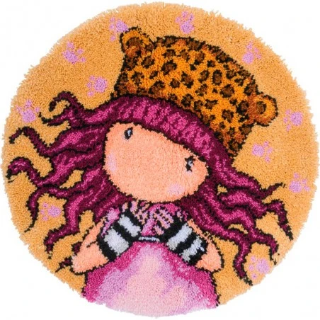 Kit De Latch Hook - Alfombra Gorjuss. Purrrrrfect Love - Vervaco 4 Kit De Latch Hook - Alfombra Gorjuss. Purrrrrfect Love - Vervaco - Imagen 2