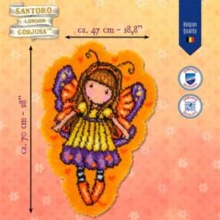 Kit De Latch Hook - Alfombra Gorjuss Uplifted - Vervaco -Las Tijeras Magicas Tienda kit de latch hook alfombra gorjuss uplifted vervaco 1