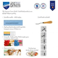 Kit De Latch Hook Alfombra Mandala - Vervaco 9 Kit De Latch Hook Alfombra Mandala - Vervaco -Las Tijeras Magicas Tienda kit de latch hook alfombra mandala vervaco 3