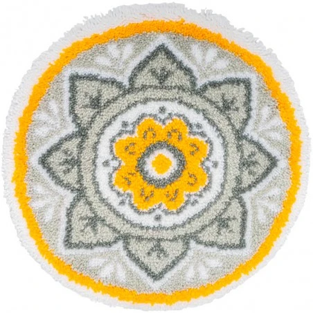 Kit De Latch Hook Alfombra Mandala - Vervaco 3 Kit De Latch Hook Alfombra Mandala - Vervaco