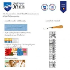 Kit De Latch Hook Alfombra Tigre - Vervaco 7 Kit De Latch Hook Alfombra Tigre - Vervaco -Las Tijeras Magicas Tienda kit de latch hook alfombra tigre vervaco 2