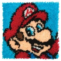 Kit De Latch Hook - Mario Bros - Dimensions