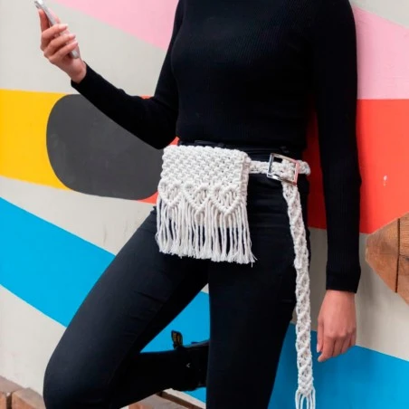 Kit De Macramé - Bolso Salona - Hoooked 5 Kit De Macramé - Bolso Salona - Hoooked - Imagen 3