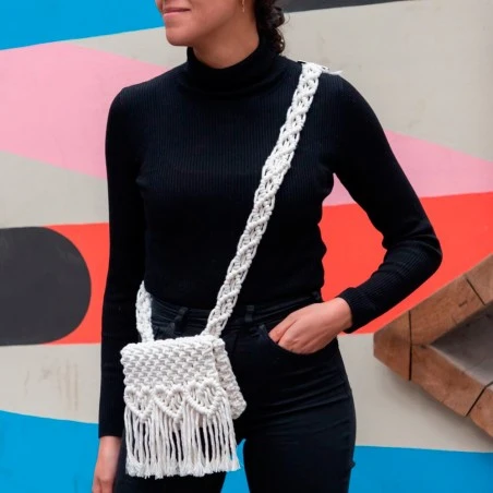 Kit De Macramé - Bolso Salona - Hoooked 7 Kit De Macramé - Bolso Salona - Hoooked - Imagen 5