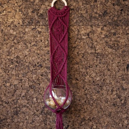 Kit De Macramé - Colgante Para Plantas Bali - Hoooked 4 Kit De Macramé - Colgante Para Plantas Bali - Hoooked - Imagen 2