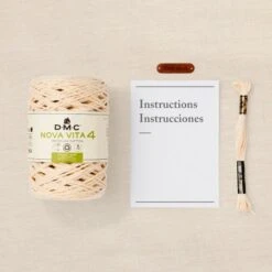 Kit De Macramé - Frascos Decorados - DMC 12 Kit De Macramé - Frascos Decorados - DMC -Las Tijeras Magicas Tienda kit de macrame frascos decorados dmc 4