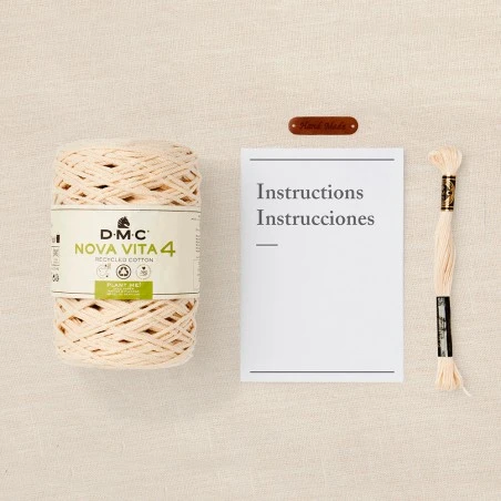 Kit De Macramé - Frascos Decorados - DMC 7 Kit De Macramé - Frascos Decorados - DMC - Imagen 5