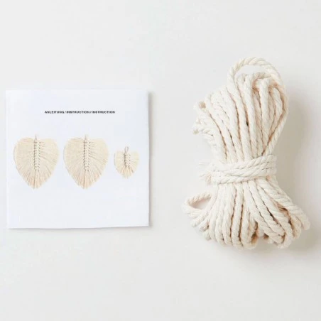 Kit De Macramé - Leaves - Rico Design 4 Kit De Macramé - Leaves - Rico Design - Imagen 2