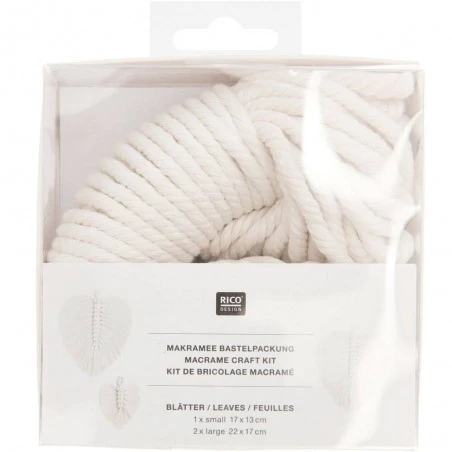 Kit De Macramé - Leaves - Rico Design 8 Kit De Macramé - Leaves - Rico Design - Imagen 6
