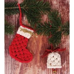 Las Tijeras Magicas Tienda 26 Las Tijeras Magicas Tienda -Las Tijeras Magicas Tienda kit de macrame para navidad adorno campana trimits 1